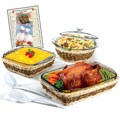 11pc. Anchor Hocking Expressions w/Rattan Basket