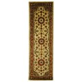 Hand-tufted Classic Kerman Ivory Wool Runner (2'3 x 10')