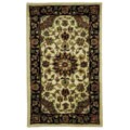 Hand-tufted Classic Kerman Wool Rug (2'3 x 4')