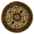 Hand-tufted Classic Kerman Wool Rug (3'6 Round)