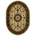 Hand-tufted Classic Kerman Wool Rug (4'6 x 6'6 Oval)