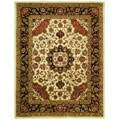 Hand-tufted Classic Kerman Wool Rug (8' 3 x 11')
