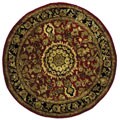 Hand-tufted Classic Birjand Wool Rug (3' 6 Round)