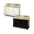 Innovations Bronze Trimmed Double Bathroom Vanity
