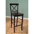 Cross Back Bar Stool