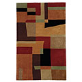 Hand-tufted Rodeo Drive Modern Deco Rug (6' x 9')