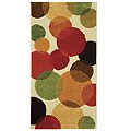 Fine-spun Bubbles Cream Rug (2'7 x 5')
