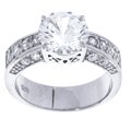 Sterling Silver Anniversary CZ Ring