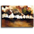 Frost Winter by Zipi Kammar Stretched Canvas Art