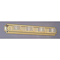 4-light Brass Acrylic Wave Bath Light