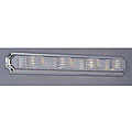 4-light Chrome Acrylic Wave Bath Light