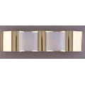 Metro 2-light Wall Sconce with Brass Finish