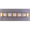 Metro II 5-light Beige Gold Halogen Bath Light