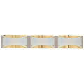 Neo 3-light Halogen Bath Fixture with Brass Finish