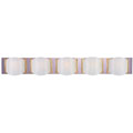 Fountain Bleu 5-light Chrome/ Brass Bath Fixture