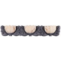 Frolic 3-light Halogen Antique Pewter Bath Light