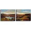 Vineyard View by Tomao-Bragg Stretched Canvas Set