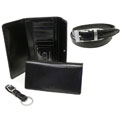 Geoffrey Beene Italian Leather Accessory Gift Set