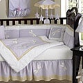 Dragonfly Dreams 12-piece Purple Crib Bedding Set