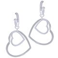 Sterling Silver Heart Dangle Earrings