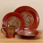 Pfaltzgraff Copper Leaf 16-piece Dinnerware Set