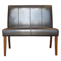 T-back Leather Bench (Set of 2)