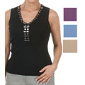 San Louis Mirrored Embellishment Top