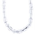 Clear Rock Crystal Quartz Necklace (18 in.)