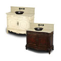 Chateau 50-inch Metal Bowl Vanity