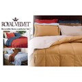 Royal Velvet Reversible 3-piece Down Comforter Set
