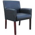 Boss Black Joinable Waiting Chair