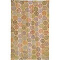 Hand-tufted Swirly Wool Runner (2'3 x 7'10)