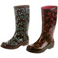 On Your Feet Satra Women's Cherry Print Rain Boots