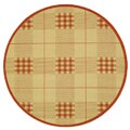 Indoor/Outdoor Regal Natural Terracotta Rug (5'3 Round)