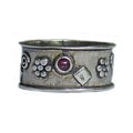 Sterling Silver Ring with Tourmaline (Israel)