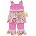 Designer 2 Piece Pink Hankie Outfit by JoJo Design