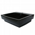 Plaza Black Lavatory Sink