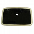 Vitreous China Black Lavatory Sink