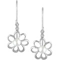 10k Cultured Pearl Diamond June Birth Stone Earring