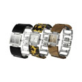 Geneva Platinum Square Link Women's Fashion Watch