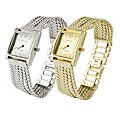 Geneva Platinum Women's 6-strand Polished Watch