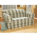 Bedford Plaid Washable Sofa Slipcover