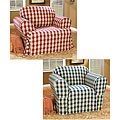 Brighton Check Washable Chair Slipcover