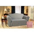 Brighton Check Washable Loveseat Slipcover