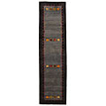 Hand-tufted Misra Gabbeh Blue Wool Runner (2'6 x 12')