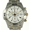 Seiko Men's Chrono Two-tone Watch