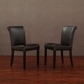 Dark Brown Cosmopolitan Dining Chair (Set of Two)