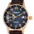 Stuhrling Original Heritage Rose Goldtone Auto Date Watch
