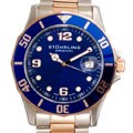 Stuhrling Original 'Clipper' Men's Diver Swiss Quartz Watch