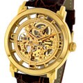 Stuhrling Original Winchester Auto Skeleton Goldtone Mens' Watch